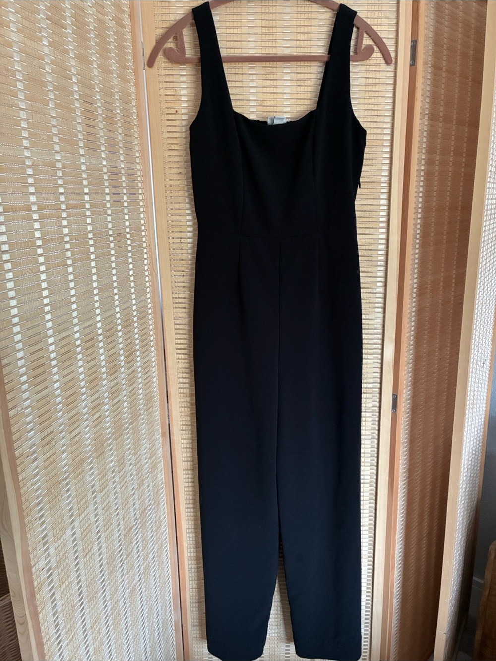 a new day Black Wide-Strap Sleeveless Jumpsuit